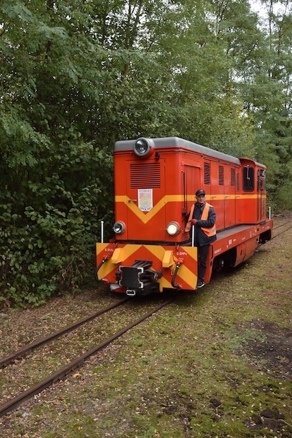 Jesienna podróż Nadwiślańską Kolejką Wąskotorową.